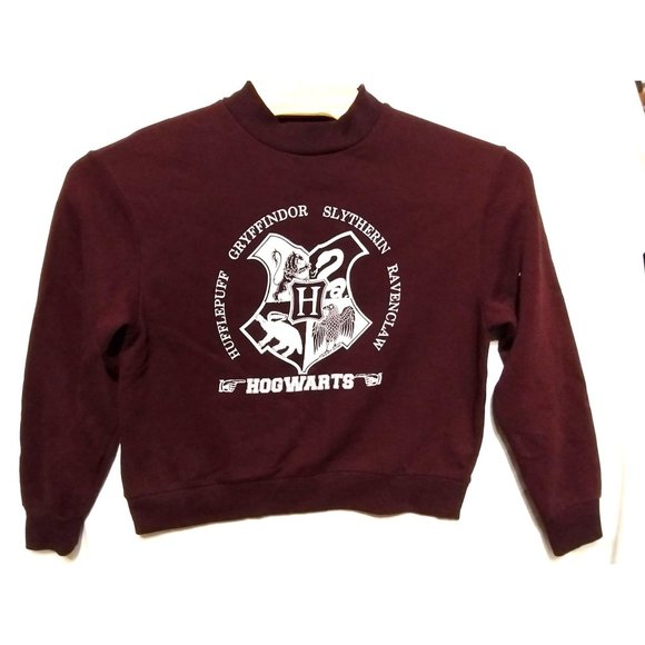 Harry Potter Hogwarts Houses Burgundy Size 14 Sweatshirt - Picture 4 of 5